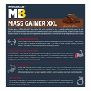 MuscleBlaze XXL Mass Gainer Chocolate 1 kg - ingredients label