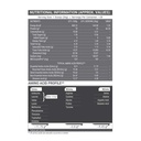 MuscleBlaze Biozyme Performance Whey Rich Chocolate 1 kg - nutrition facts label