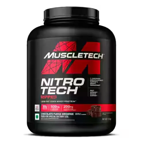MuscleTech NitroTech Ripped Whey (Chocolate Fudge Brownie)