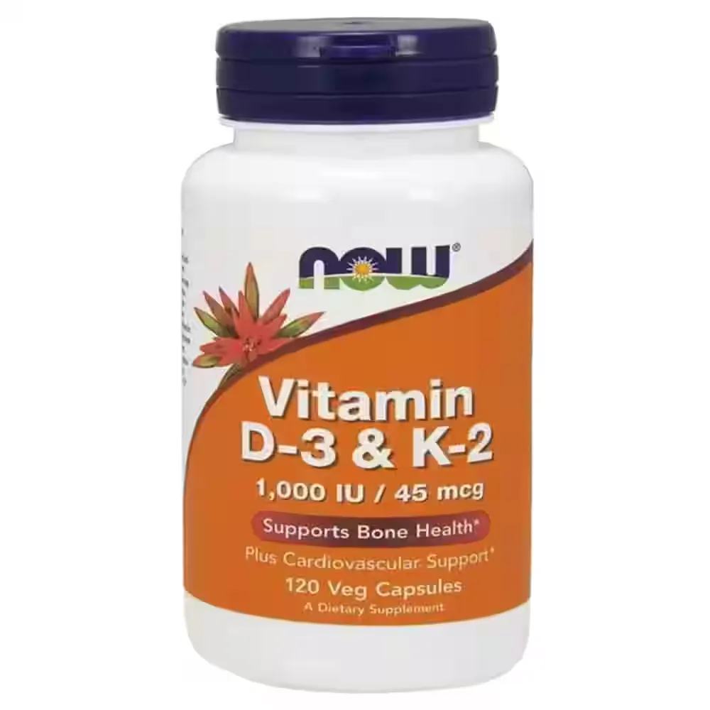 NOW Vitamin D-3 & K-2