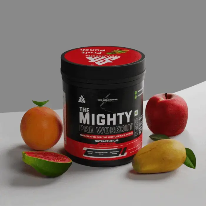 Super Muscles Nutrition Mighty Pre-Workout (Fruit Punch)