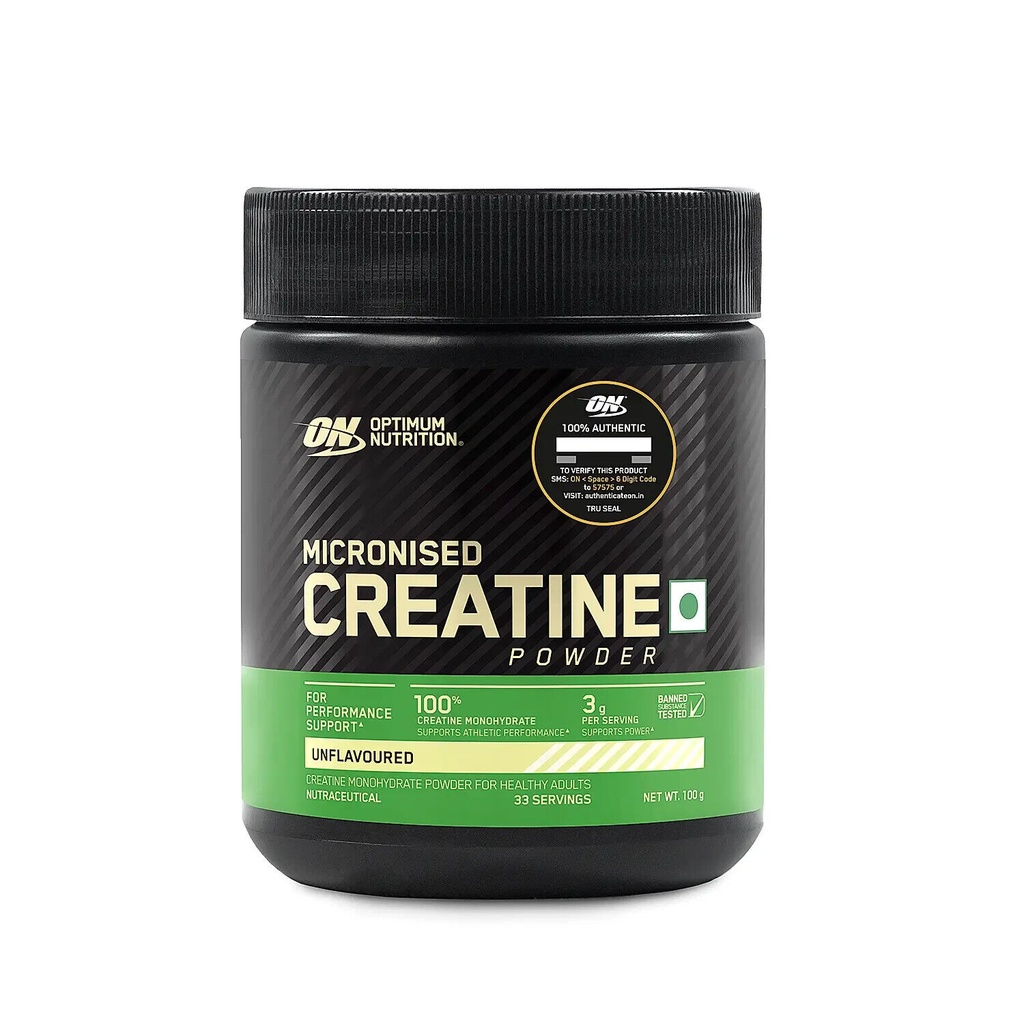 Optimum Nutrition Micronised Creatine (Unflavoured, 100 gm)
