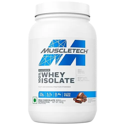 MuscleTech 100% Whey Isolate (Milk Chocolate, 907 gm)