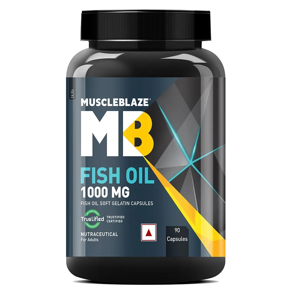 MuscleBlaze Fish Oil (60 capsules)