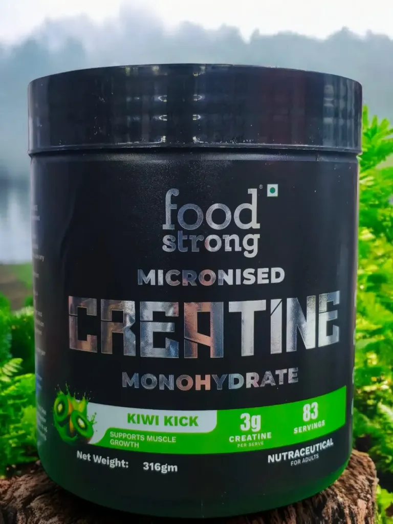 Food Strong Creatine Monohydrate (Kiwi kick, 316gm)