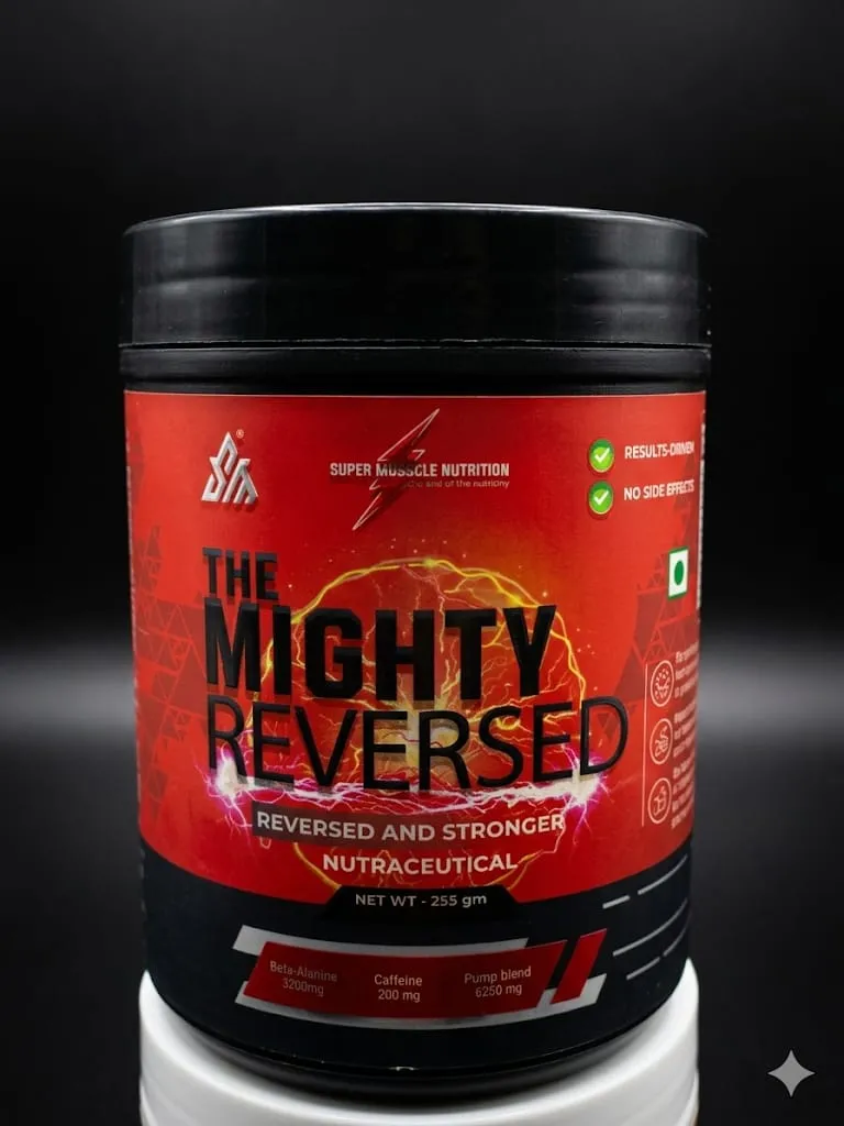 Super Muscles Mighty Reversed Pre-Workout (Mango Fusion)