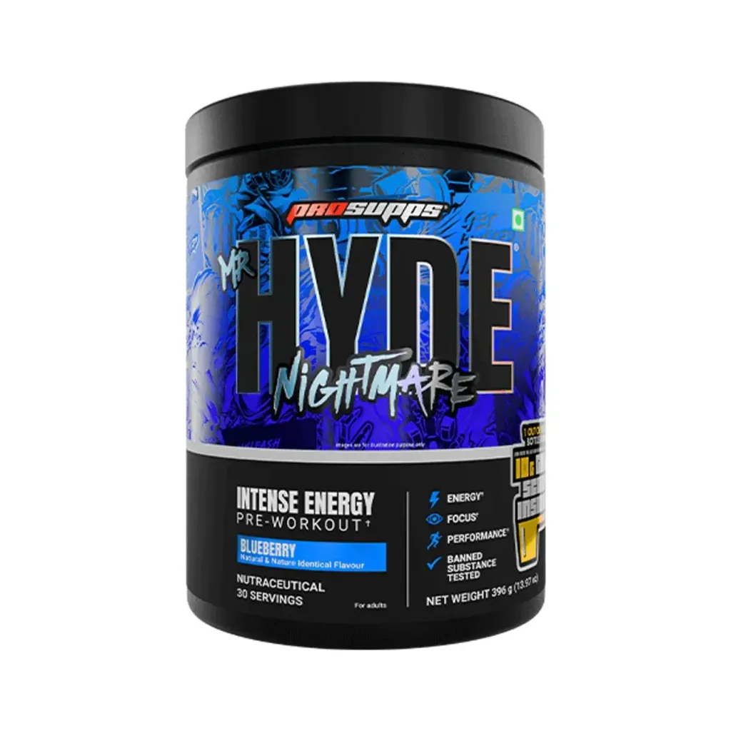 ProSupps Hyde Nightmare Pre-Workout (Blueberry, 396gm)