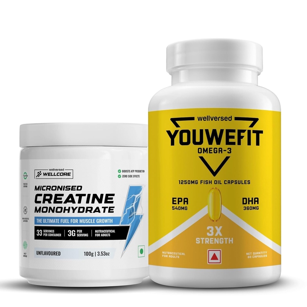 Wellversed youwefit 3x strength omega - 3 (60 capsules)