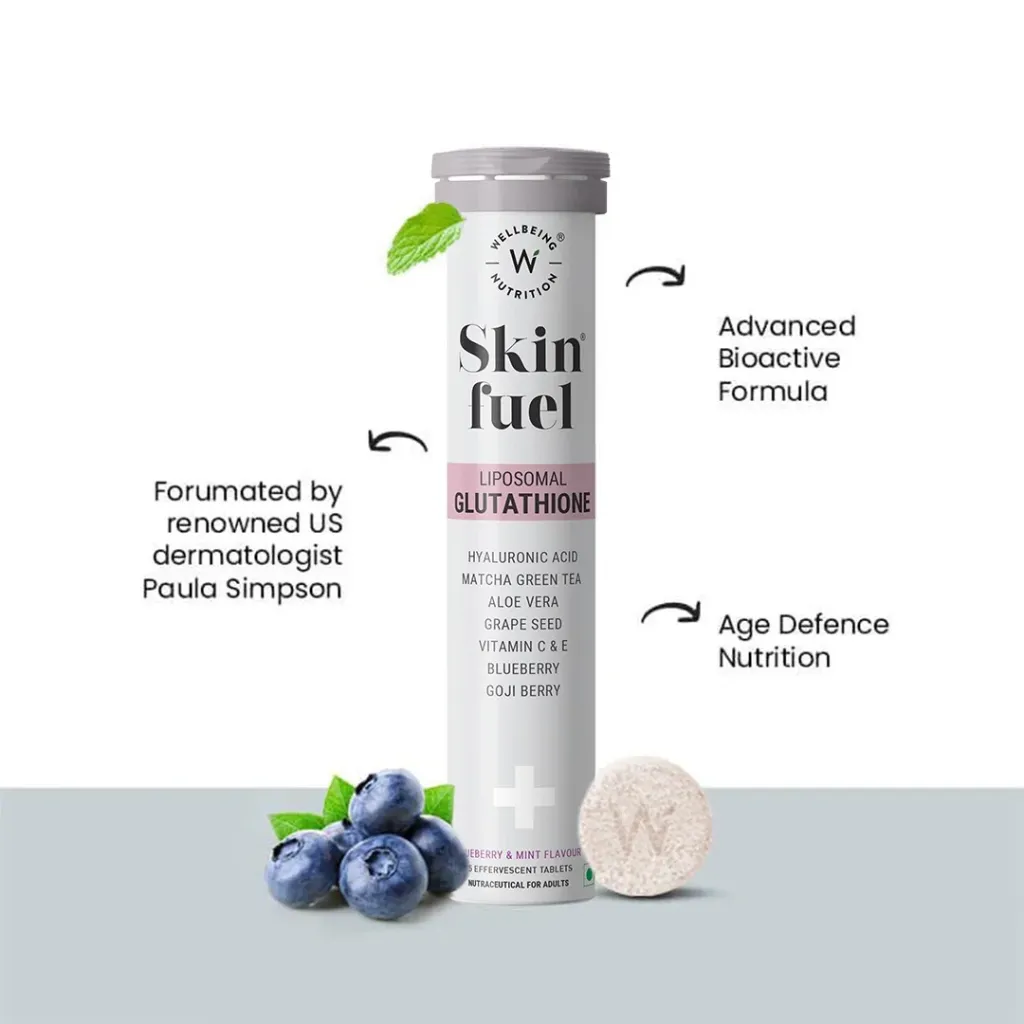 Wellbeing nutrition skin fuel effervscent tablets