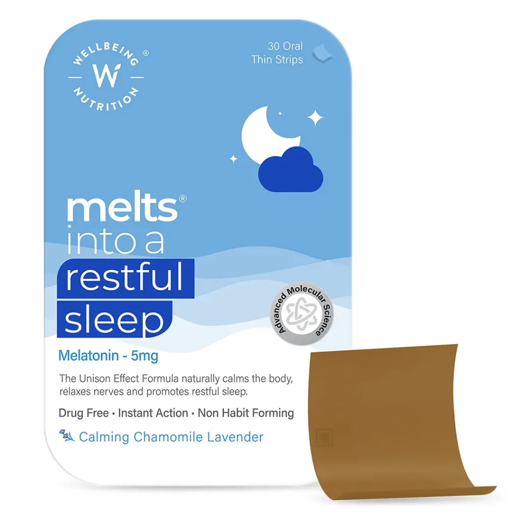 Wellbeing nutrition melts into a restful sleep